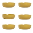 thumbnail image 1 of 10 Strawberry Street Wazee Matte Coupe Dinnerware, Bowl, Yellow,  Set of 6, 1 of 4