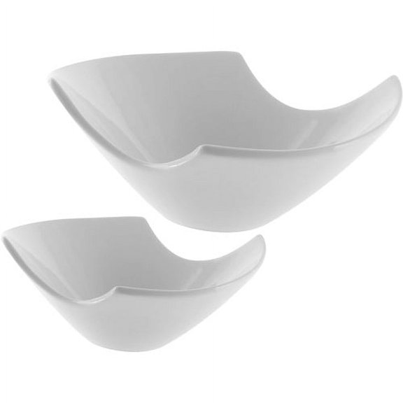 10 Strawberry Street Whittier Samurai Bowl Set, White
