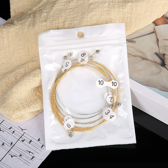 10-Strings Lyre Harp String Set Replacement Metal StringAccessorie