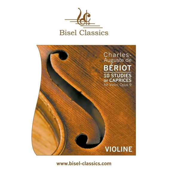 10 Studies or Caprices for Violin, Opus 9: Violine, (Paperback)