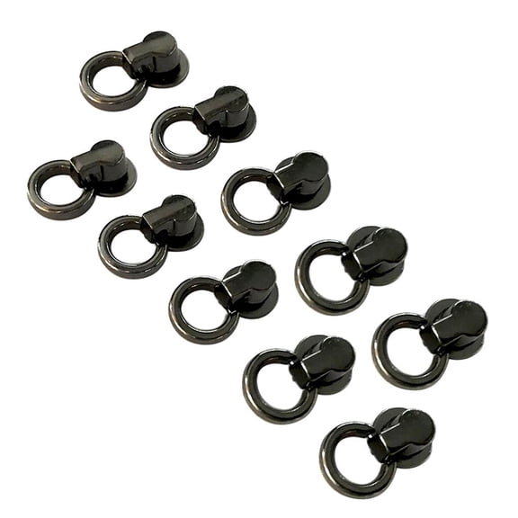 10 Studs For Screwing, Screw Rivets With , Stud Ears DIY Leather Craft Bag Gray