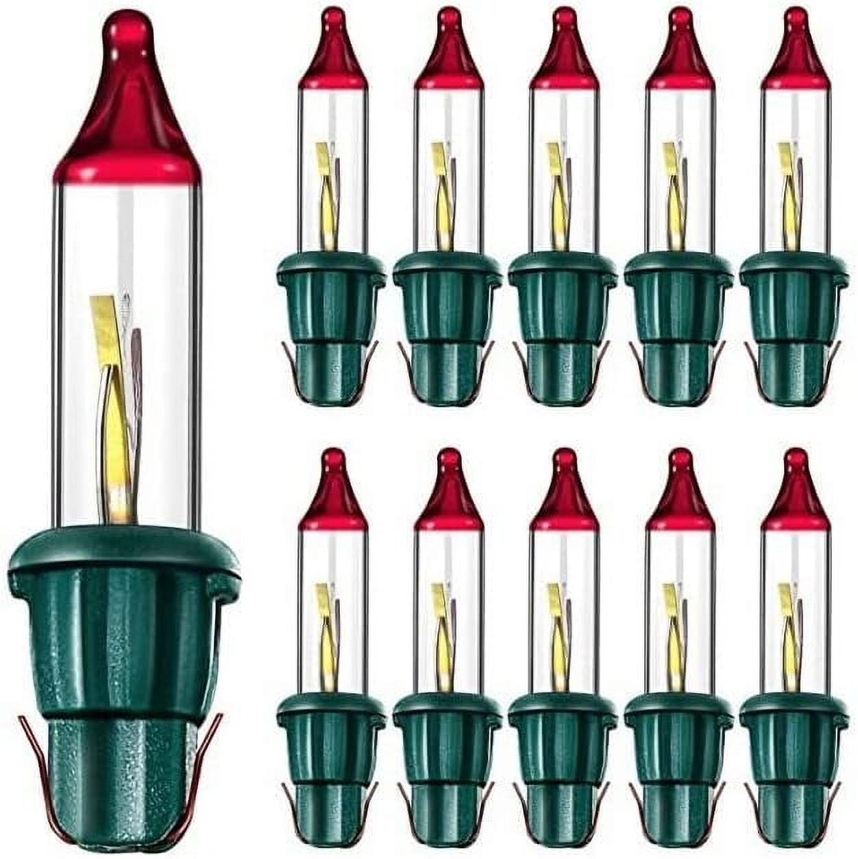 10 Style A Bulb Flashers, 2.5 Volt V .425 Watt W Clear Glass