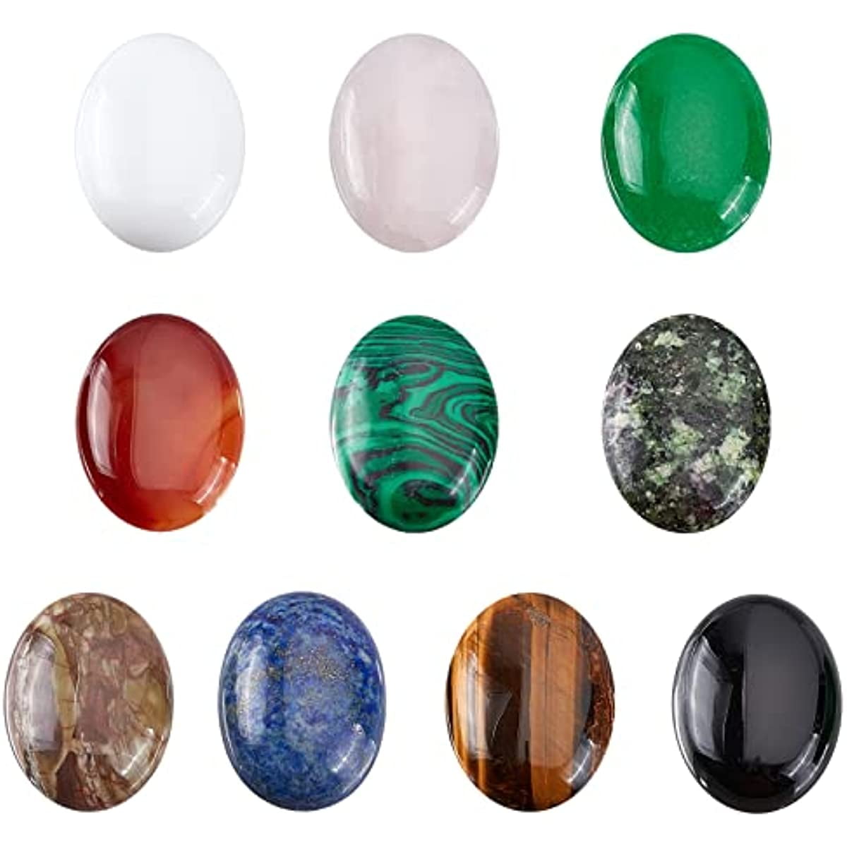 FASHEWELRY 100Pcs Natural Turquoise Cabochons Flat Back Gemstone Cabochons 6mm Half Round Stone Dome Covers For Jewelry Making