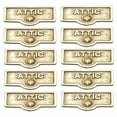 thumbnail image 1 of 10 Switch Plate Tags ATTIC Name Signs Labels Lacquered Brass Traditional Engraved Wall Light Switch Cover Labels | Renovators Supply, 1 of 2