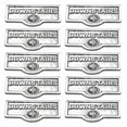 thumbnail image 1 of 10 Switch Plate Tags DOWNSTAIRS Name Signs Labels Chrome Brass Traditional Engraved Wall Light Switch Cover Labels | Renovators Supply, 1 of 2
