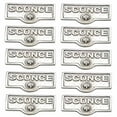 thumbnail image 1 of 10 Switch Plate Tags SCONCE Name Signs Labels Chrome Brass Traditional Engraved Wall Light Switch Cover Labels | Renovators Supply, 1 of 2
