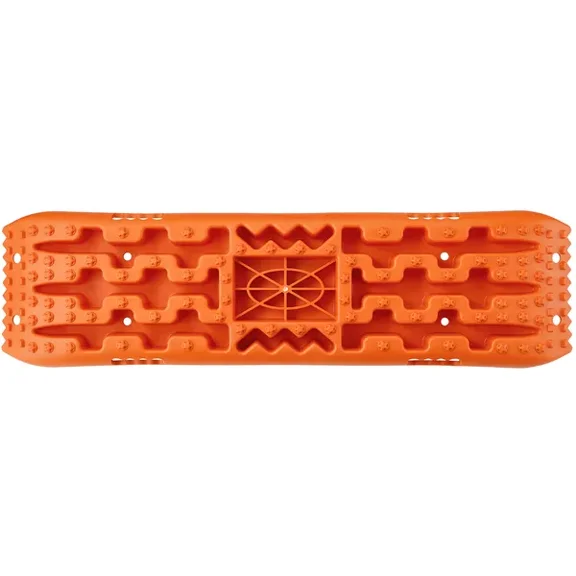 10 TON Traction Boards with PP Material, Recovery Boards for Off-road Vehicles/Cars/Pickups/SUVs/RVs, Pair Tire Traction Mats on Snow, Sand, Mud and Loose Terrain, Storage Bag, Long, Orange