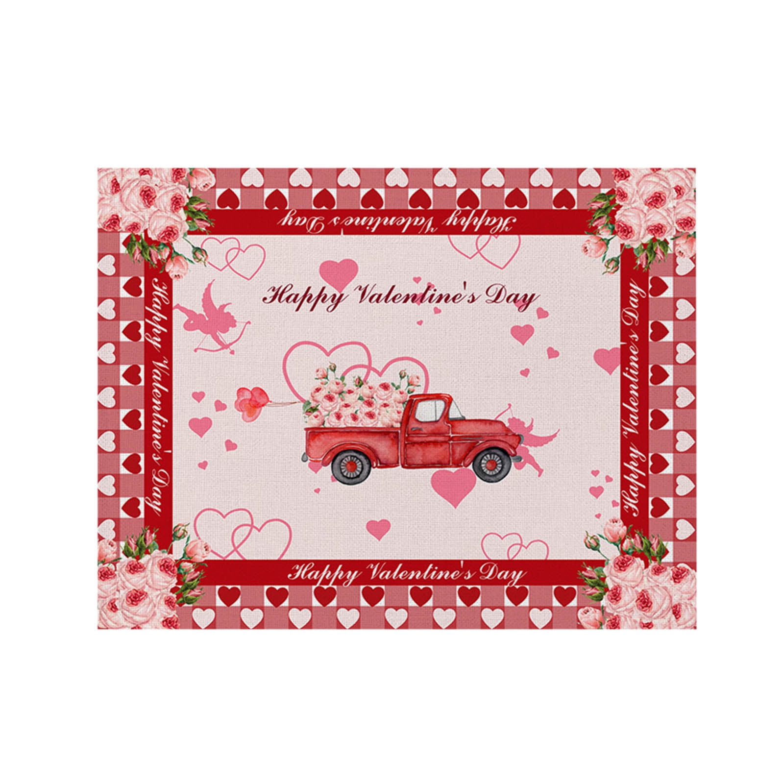 10 Table Cloths Valentine Day Printed Tablecloth Table Table Table