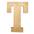thumbnail image 1 of 10" Tall MDF Letter T | 1/4" Thick | Krafty Supply Letters | RockTimes, 1 of 3