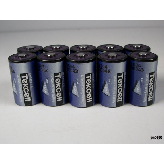 (10) Tekcell SB-AA02 14250 1/2AA LITHIUM BATTERIES replaces SAFT LS14250C