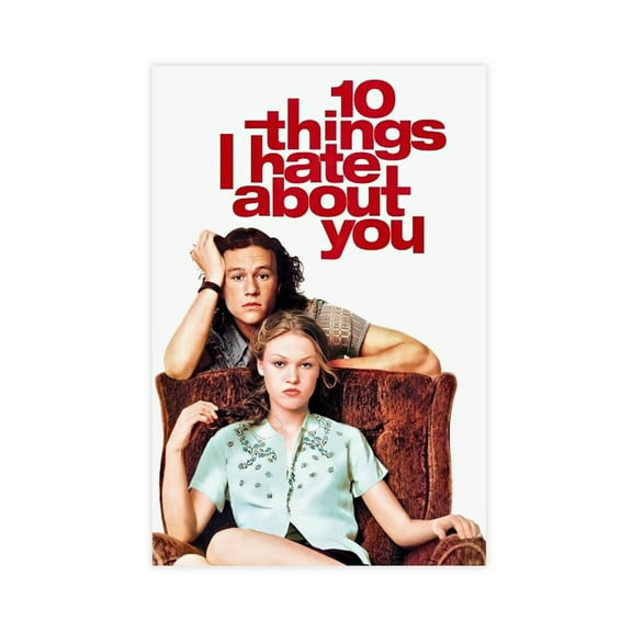 10 Things I Hate About You Touching Love Movie Poster 3 Canvas Poster Bedroom Decor Sports Landscape Office Room Decor Gift