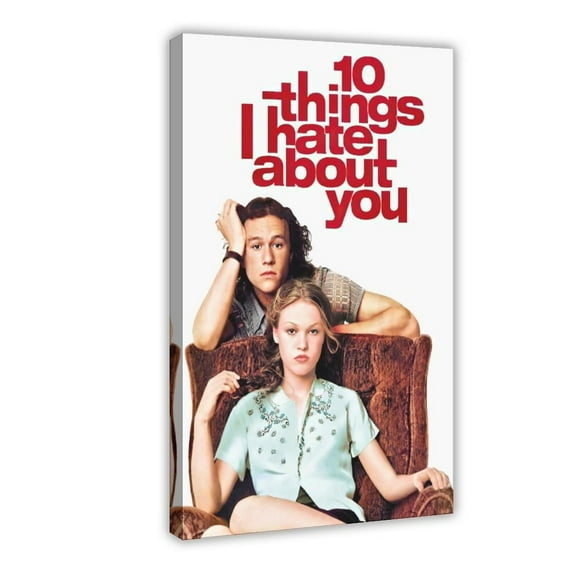 10 Things I Hate About You Touching Love Movie Poster 3 Canvas Poster Bedroom Decor Sports Landscape Office Room Decor Gift