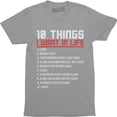 thumbnail image 1 of 10 Things I Want In Life Cars More Cars - Funny Car Men's Gift Tee Shirt, 1 of 4