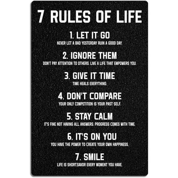 10 Things That Require Zero Talent Metal poster Inspirational Tin Sign for Teen Bedroom Decor Home Office Bedroom Classroom Cafes Motivational Wall Decor 8x12 Inch