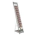 thumbnail image 1 of 10-Tier Brochure Holder Book Display Shelf Floor-Standing Magazine Rack Brochure Rack Book Shelf, 1 of 22