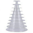 thumbnail image 1 of 10 Tier Cupcake Holder Stand Round Macaron Tower Clear Cake Display Rack for Wedding Birthday, 1 of 6