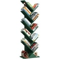 thumbnail image 1 of 10-Tier Deep Green Evergreen Storage Tree - Organized Christmas Cheer for Any Room, Tree Bookshelf for Living Room, 1 of 8