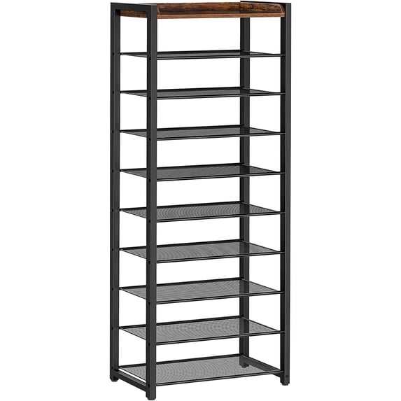 10-Tier Shoe Rack, 20.5