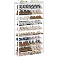 10 Tier Shoe Rack Organizer For 40-50 Pairs Tall Metal Storage Shelf ...