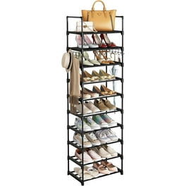 Shoe Slot Space Saving Organizer Shoe Shelf Rack Double Storage Holder Seen On TV Multi Color 8 Pack Walmart