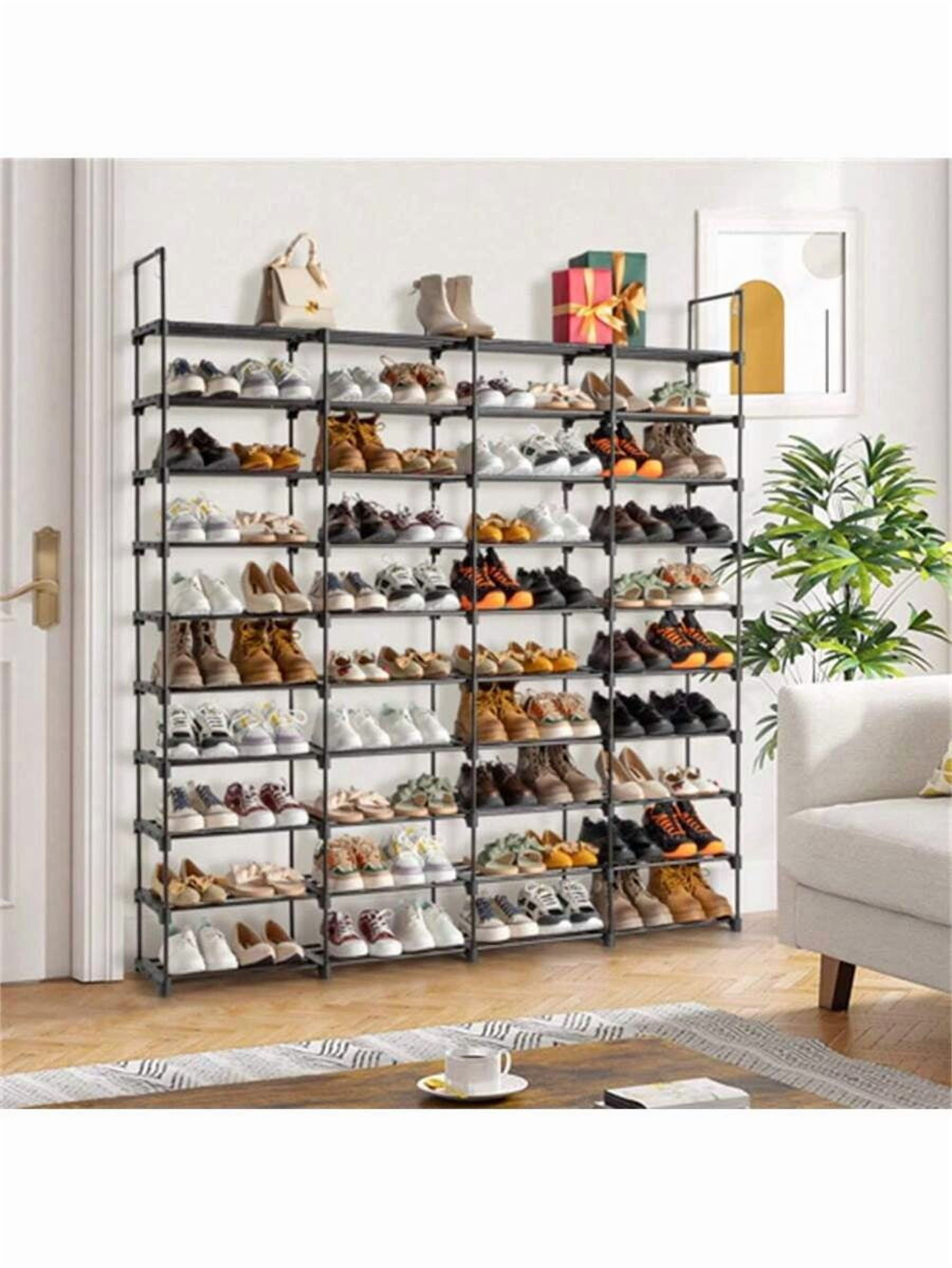 10 Tiers Shoe Rack Storage Organizer Shoe Shelf Organizer for Entryway ...