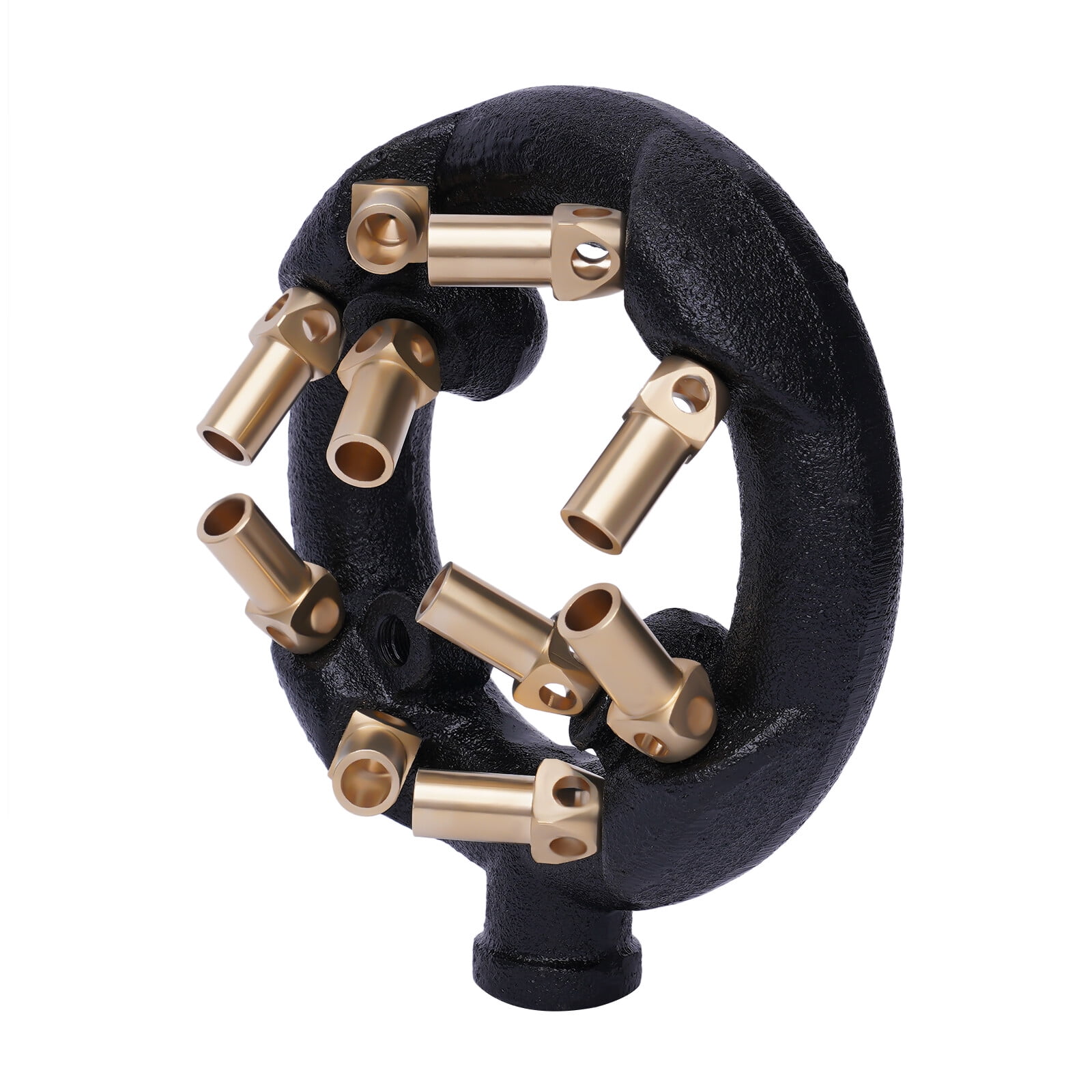 10 Tips Black + Gold Commercial Jet Burner Natural Gas Round Cast Iron Brass Jet Burner for Outdoor Stoves Wok Stoves