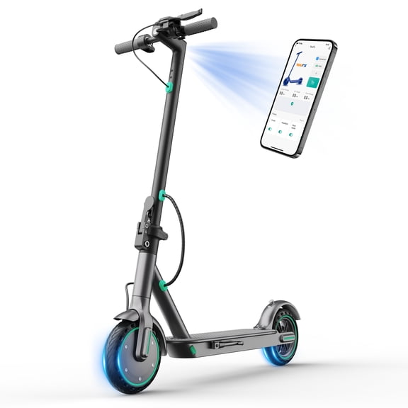 Fast Commuter Electric Scooter for Adults 8.5" Solid Tire,Long Range 20 Miles,Foldable Portable Motorized E-Scooter 19mph Lightweight 350W Motor