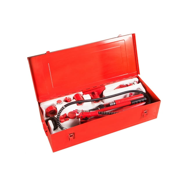 10 Ton 20000 lbs Porta Power Hydraulic Jack Auto Body Frame Repair Kit