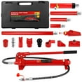 thumbnail image 1 of 10 Ton Porta Power Kit,Portable Hydraulic Jack with Oil Hose,Auto Body Frame Repair Kit with Storage Case for Car Repair,Truck,Farm, 1 of 9