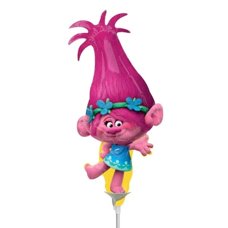 10 Trolls Poppy Balloons Birthday Party 14" Mini Shape Favors Decorations