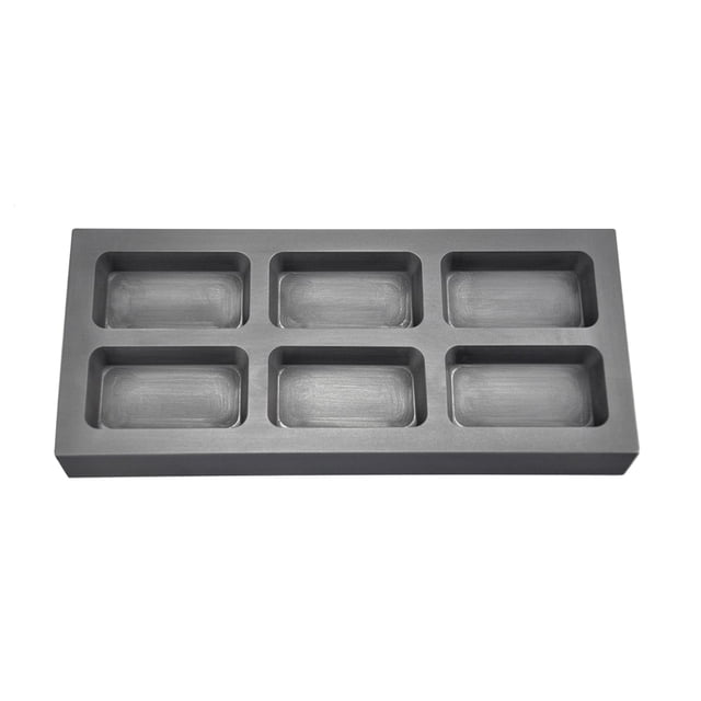 10 Troy Ounce Multi-Cavity Gold Melting Casting Rectangular Graphite ...