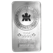 10 Troy oz Royal Canadian Mint RCM .9999 Fine Silver Bar Sealed