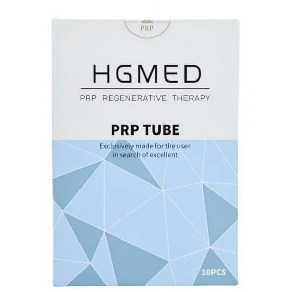 10 Tubes PRP Tubes ACD Solution A and Gel 10 mL prp (10ml), Off White