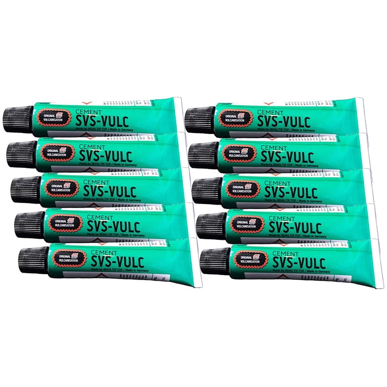 2 Tubes of Rema SVS-Vulc Tube Patch Vulcanizing Cement 10 Gram (14 ml