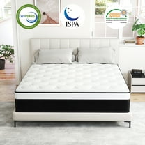 10" Twin Hybrid Mattress CertiPUR-US Certified Memory Foam Pocket Spring Mattress Medium Firm in a Box