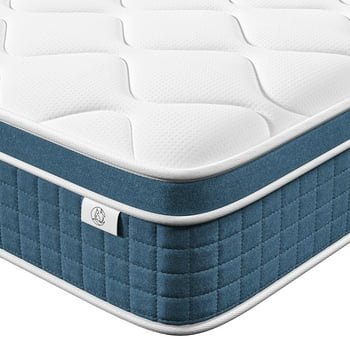 10" Twin Mattress,Memory Foam & Spring Hybrid Mattress Twin Size,Medium Feel,Breathable Comfort Pressure Relieving for Guest Bedroom - Individual Pocket