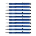 thumbnail image 1 of 10 Twist Action Metal Stylus Pens Pack - Two in One, Smooth, Black Ink - Blue, 1 of 5