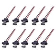 thumbnail image 1 of 10* Type-C Female Chassis Cable Extension Power Cable USB-C Plug Socket Connector, 5V 2.5A, IP67 Waterproof, 1 of 10