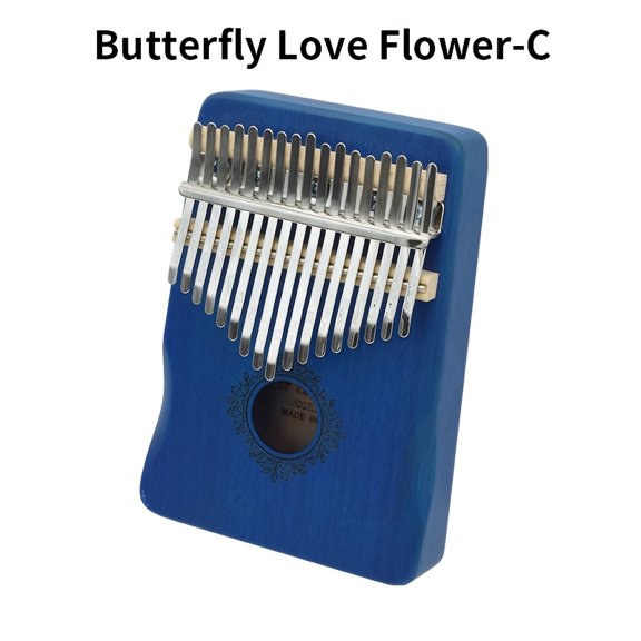 10 Types Kalimba Thumb Piano 17 Keys, Portable Mbira Finger Piano Gifts for His And Hers Beginners, with Gift Box, Tune Hammer, Songbook - Musical Instruments Gift
