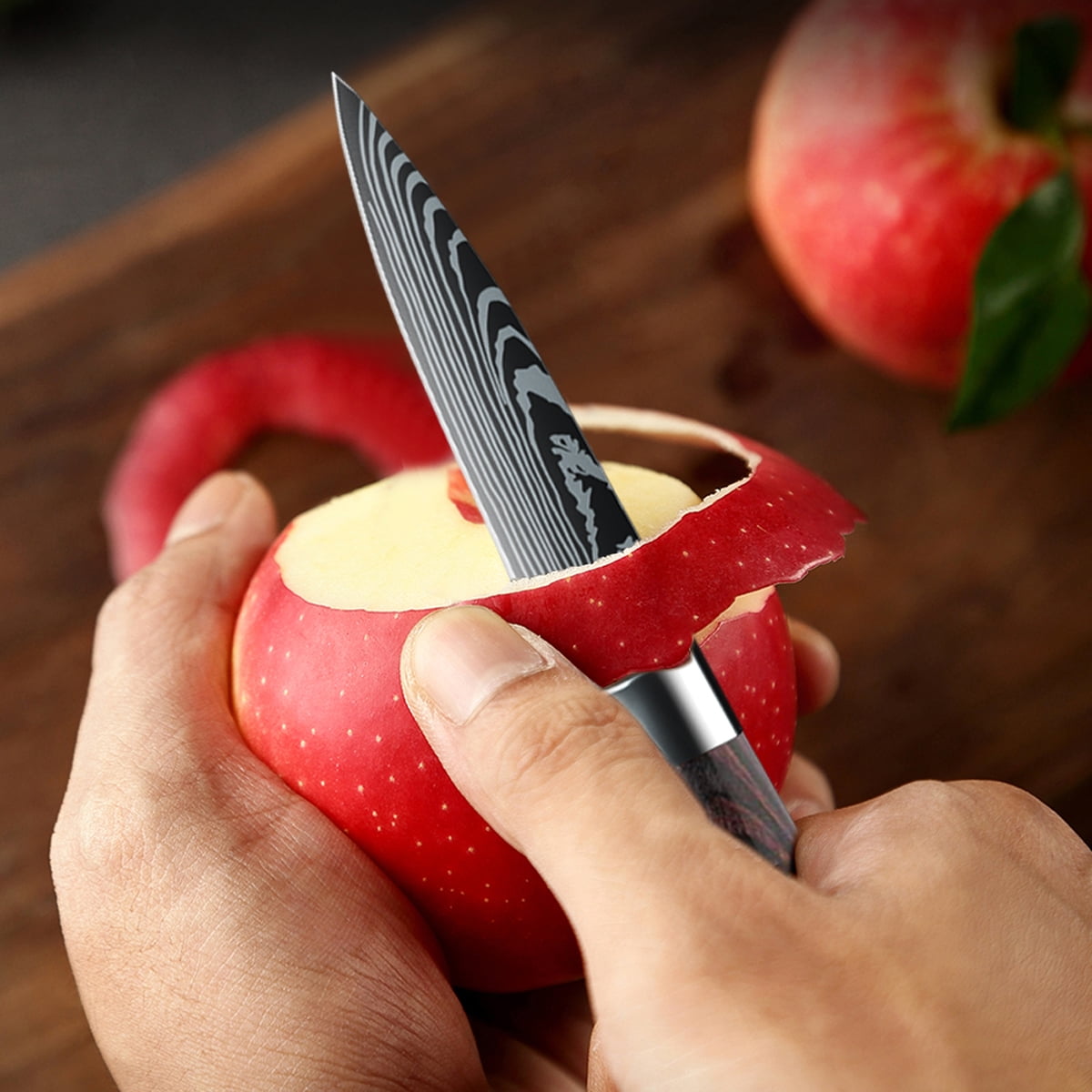 10 Types Of Chef Knives, Kitchen Knife With Pattern, Stainless Steel ...