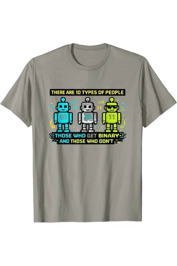 10 Types of Programmers Coding Binary Joke Coding Logic T-Shirt