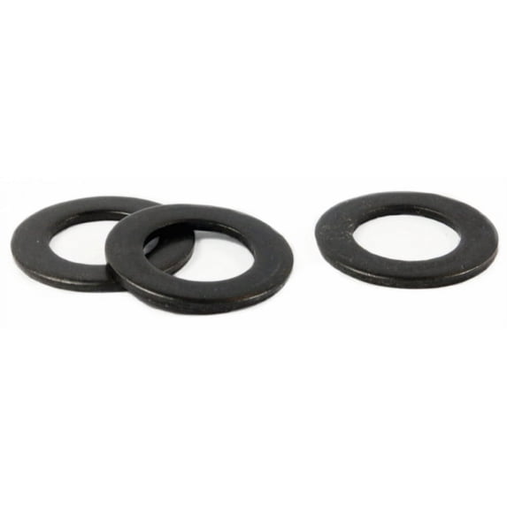 #10 USS Flat Washers / Steel / Black Zinc - 25 Lb. Carton
