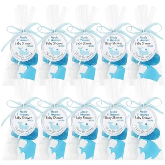 10 Under the Sea Baby Shower Party Favors for Birthday with Personalized Tags- Scented Soaps$$Home Decor, Kitchen, & Other
