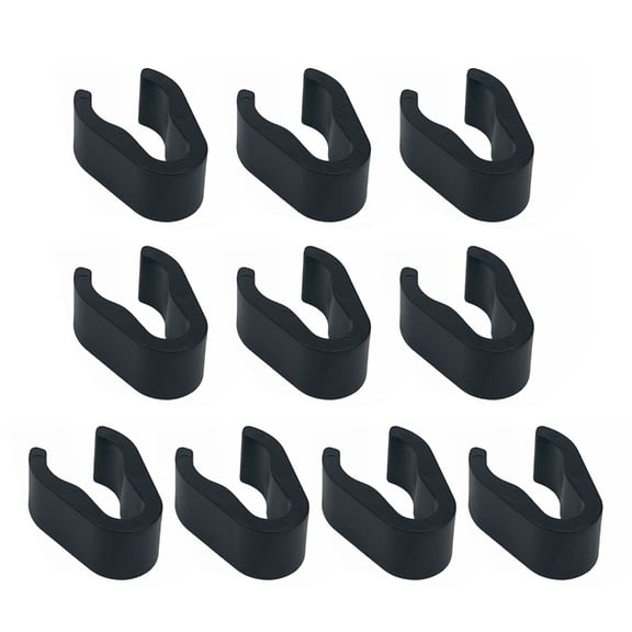 10 Units Plastic Mic Cord Holder Grips Sound Cable Clip Buckle For Arranging 15mm 20mm 25mm Round Tubes