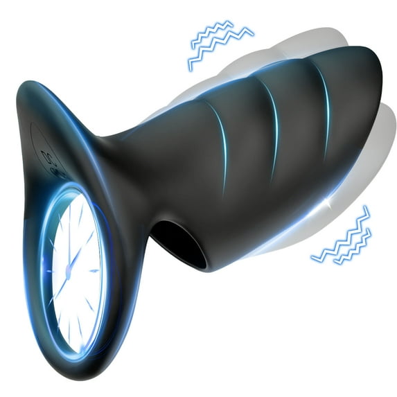 10 Vibration Modes Penis Ring,Vibrating Penis Ring G Spot Stimulation Penis Vibrator,Adult Sex Toys for Male Couples-Black