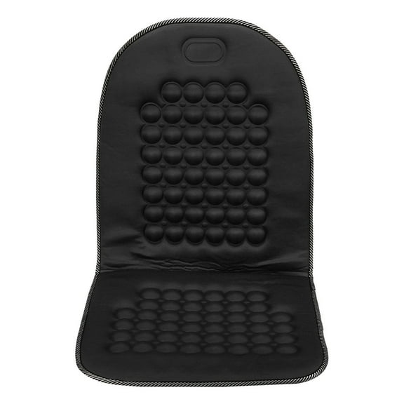 10 Vibration Motors, Massage Seat Cushion with Heat,Back Massager for Chair Back Massager Heated Seat Cover Massage Chair Pad for Pain Relief Home Office Use(Black)