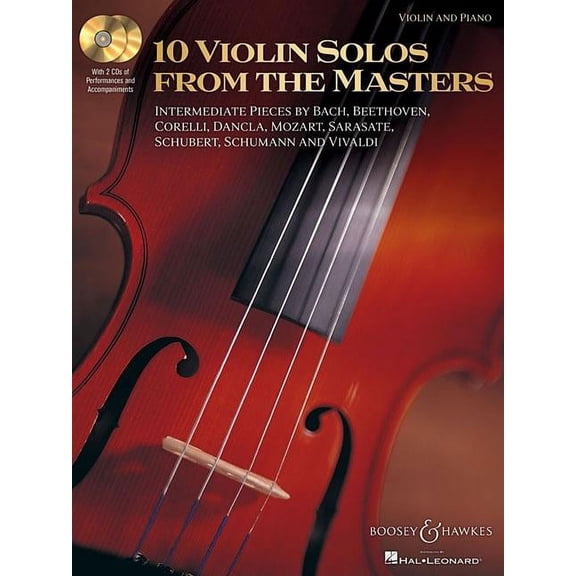 10 Violin Solos from the Masters: Intermediate Pieces by Bach, Beethoven, Corelli, Dancla, Mozart, Sarasate, Schubert, Schumann and Vivaldi (Other)