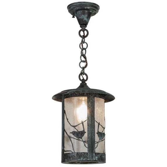 10'W Fulton Song Bird Pendant, Zasdy Verd - 90246