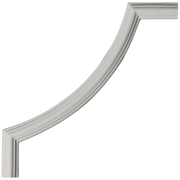 10"W x 10"H x 1/2"P Classic Panel Moulding Corner (matches moulding PML00X00CL)