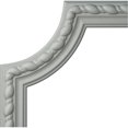 thumbnail image 1 of 10"W x 10"H x 7/8"P Devon Rope Panel Moulding  Corner (matches moulding PML02X00DE), 1 of 7